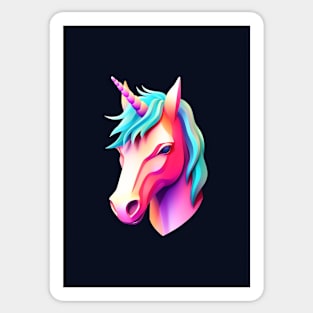 Digital Unicorn Sticker